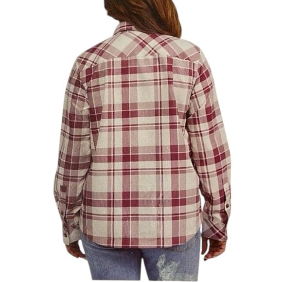 NEW frank Organic Cotton Flannel Shirt | Red - Picture 2 of 4